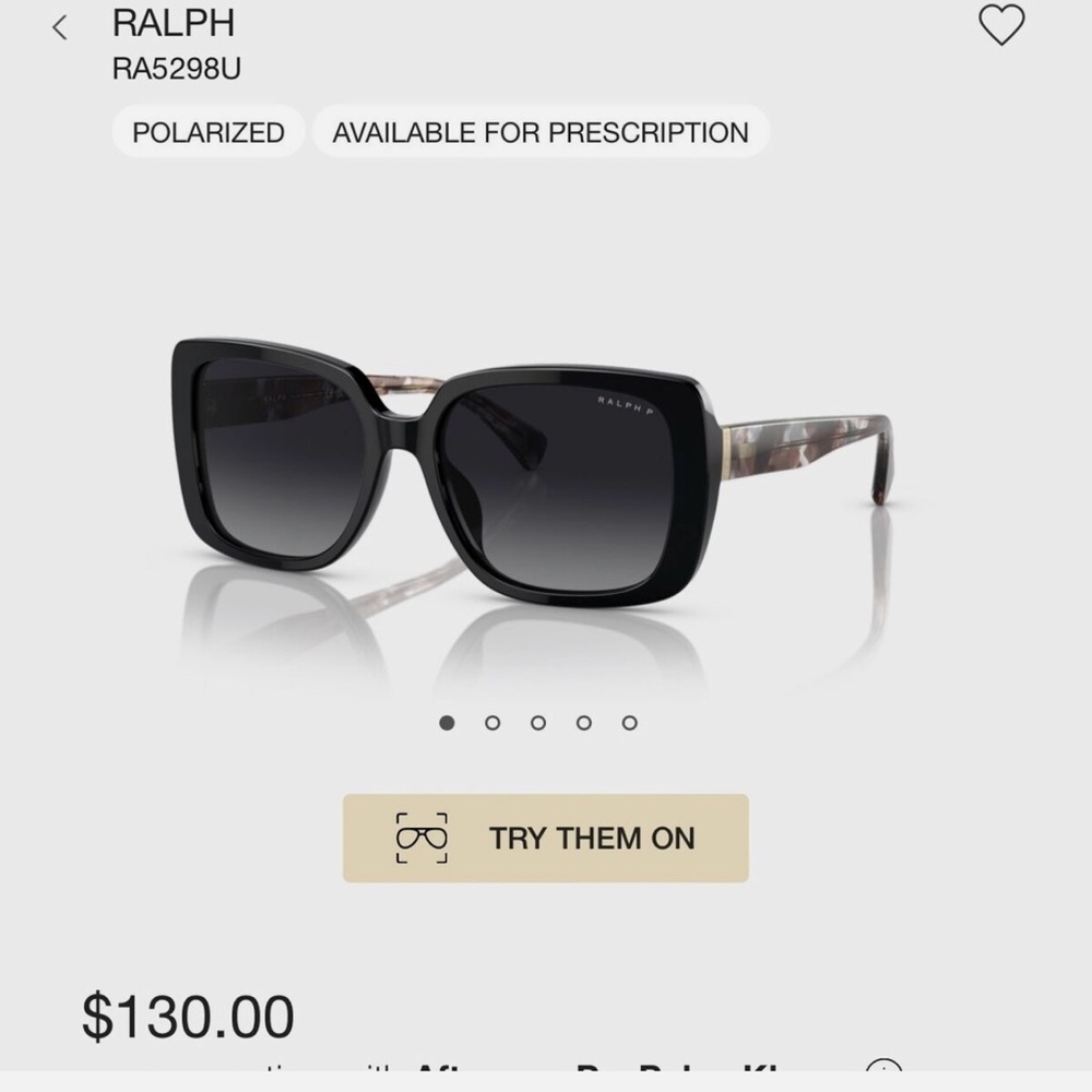 RALPH LAUREN SUNGLASSES RA5298U
